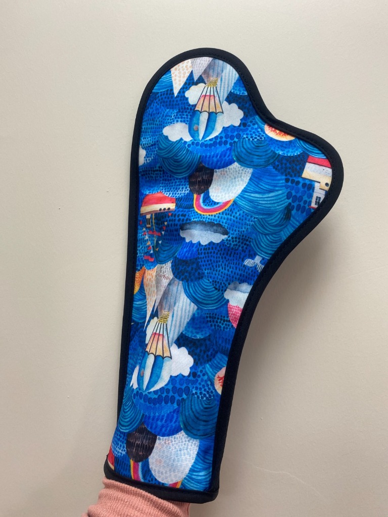 Veteriner Parmaksız Kurşun Eldiven (Model 2 - Slit Mitt)